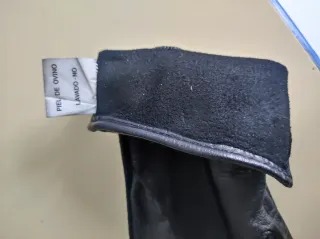 Guantes de Piel Negro mujer