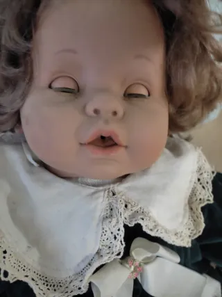 Cochecito Muñeca  Antiguo Mimbre