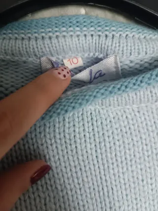 Jersey Koala niña azul talla 10