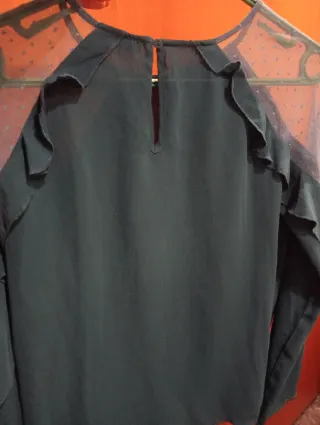 Blusa Pimkie Tulle Transparente Talla M