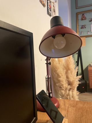 Lámpara de escritorio industrial vintage