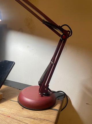 Lámpara de escritorio industrial vintage