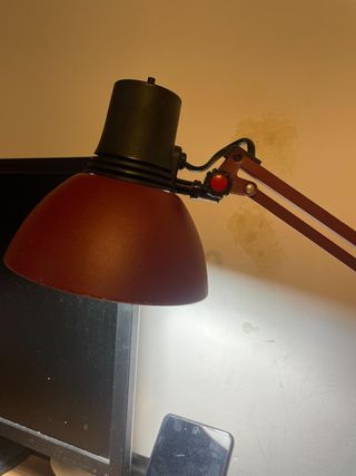 Lámpara de escritorio industrial vintage