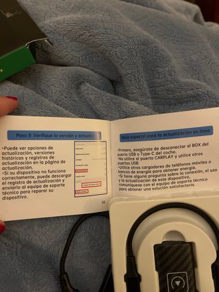 Adaptador Inalámbrico Coche USB-C/USB-A