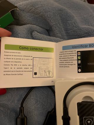 Adaptador Inalámbrico Coche USB-C/USB-A