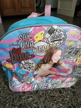 Pack Patines Soy Luna+Protecciones + Mochila+Casco