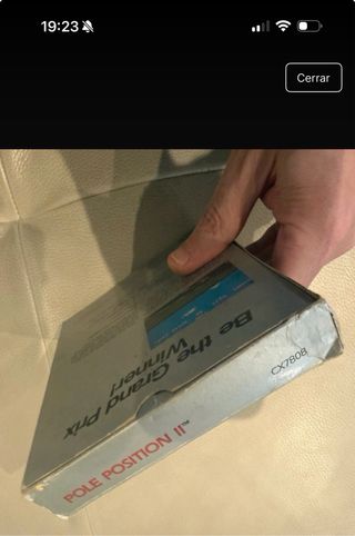 Pole Position II Atari 7800 Video Game Cartridge