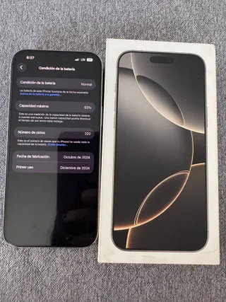 iPhone 16 Pro Max 256GB Gris