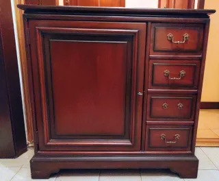 Mueble Comoda Madera Puerta y Cajones