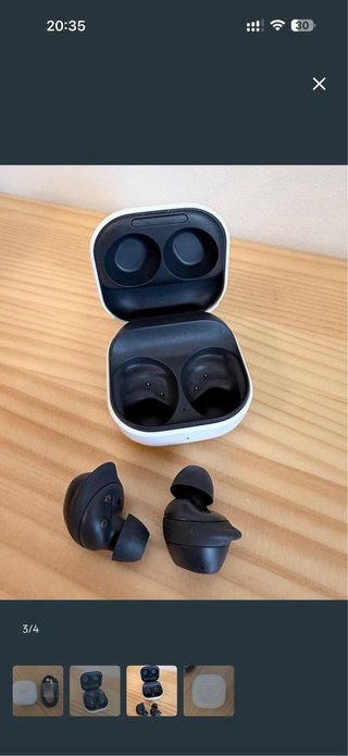 Samsung Galaxy Buds FE Graphite + caja y cable