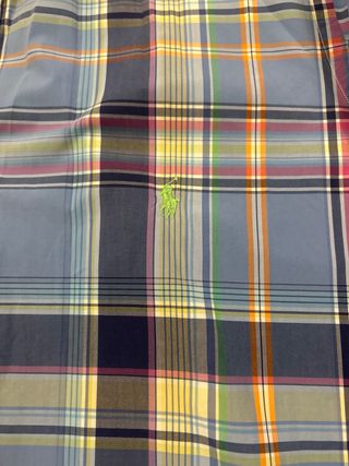 Camisa Polo Ralph Lauren cuadros azul multicolor
