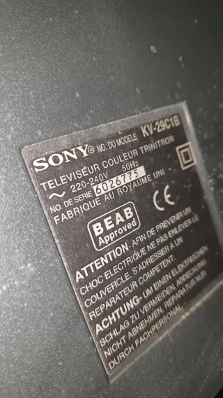 TV Sony Trinitron 29' CRT