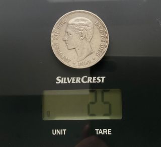 ºoO 5 pesetas Alfonso XII 1881 - plata - MSM - ES