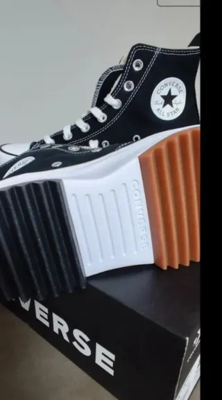 Converse Botas Negras Plataforma