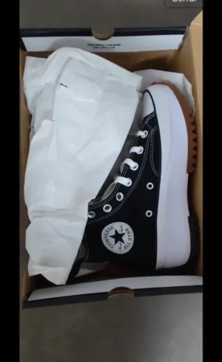 Converse Botas Negras Plataforma