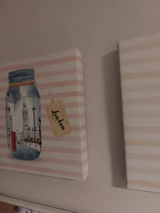 Cuadro Decorativo Mason Jar Ciudades