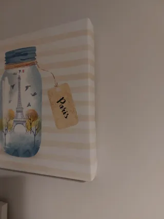 Cuadro Decorativo Mason Jar Ciudades