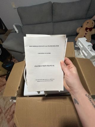 Calentador de agua 6L para camper