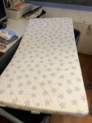 Cuna de viaje MS de doble altura + colchón.