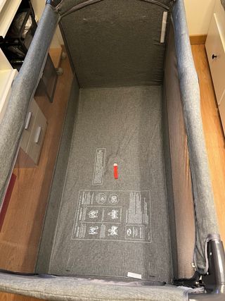 Cuna de viaje MS de doble altura + colchón.