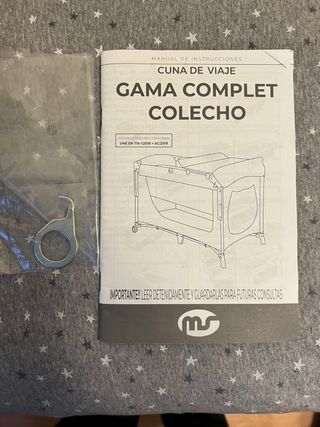 Cuna de viaje MS de doble altura + colchón.