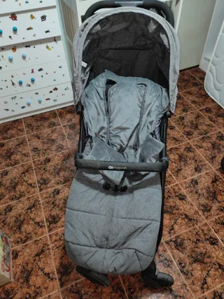 Carro de paseo con capota XXL + forro piernas