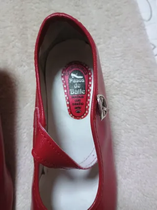 Zapatos Flamenca Niña Rojos