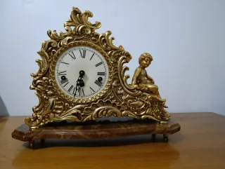 Reloj de sobremesa antiguo Hermle 1972