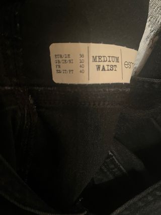 Peto vaquero negro Esmara