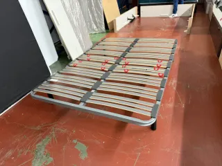 135x200 SOMIER MULTILAMINAS (6/patas) y COLCHON