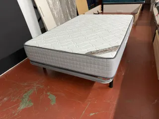 135x200 SOMIER MULTILAMINAS (6/patas) y COLCHON