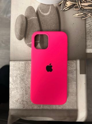 Funda Silicona iPhone 12/12 Pro Rosa