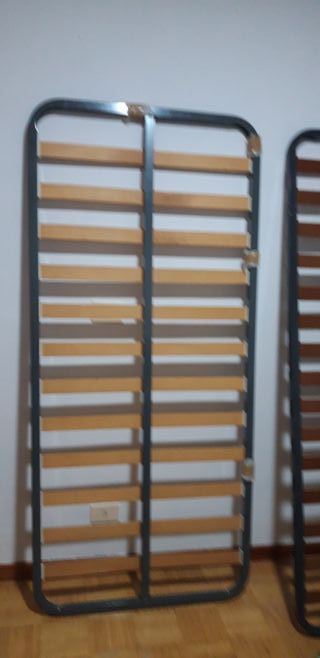 Somier 80x180 láminas madera