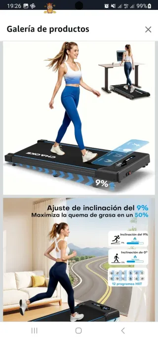 Cinta de Correr CHAOKE Walking Pad 9%