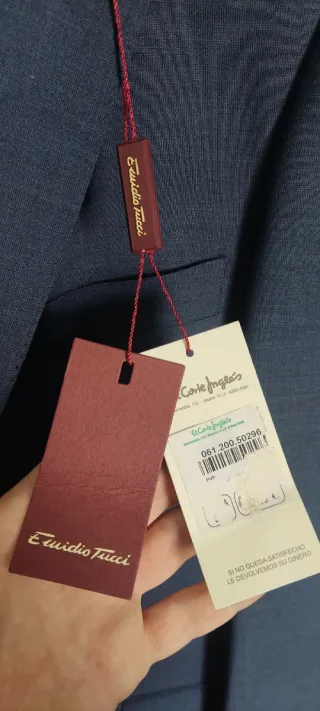 Pack chaqueta Emidio Tucci sin estrenar (T54)