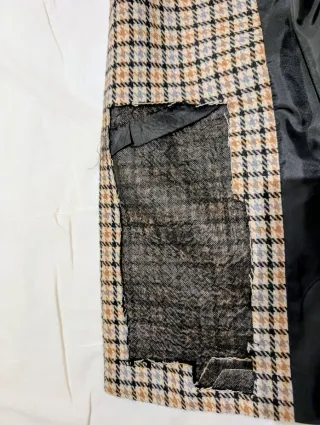 Abrigo cuadros Envii Talla S