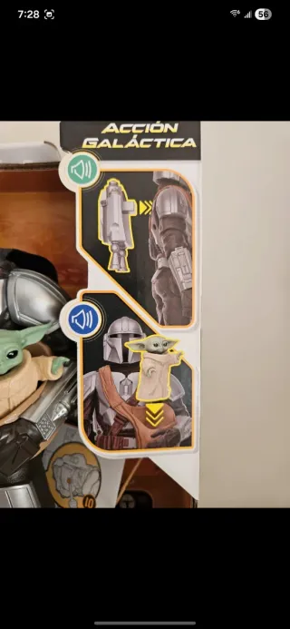 Mandalorian y Grogu Figura Juguete