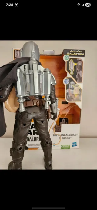 Mandalorian y Grogu Figura Juguete