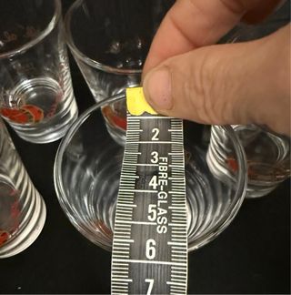 Bicchierini Thun Orsetti Cuore Rossi Set 6