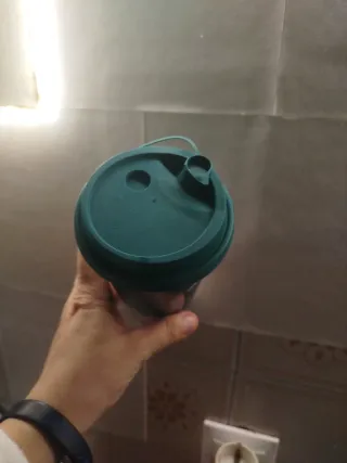 Vaso de Navidad Azul y Teal