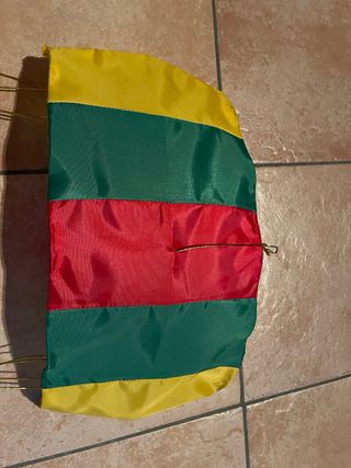 Babbo Natale con paracadute decorazione