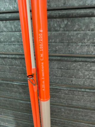 Caña de pescar Vercelli naranja