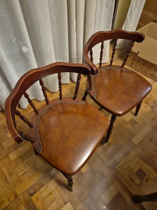 6 Sillas Vintage Estilo Windsor para Restaurar