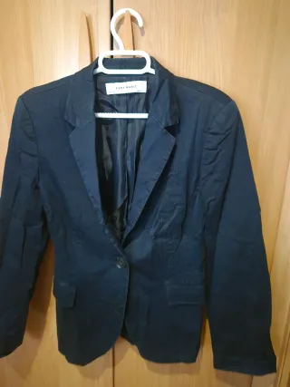 Chaqueta blazer Zara negra