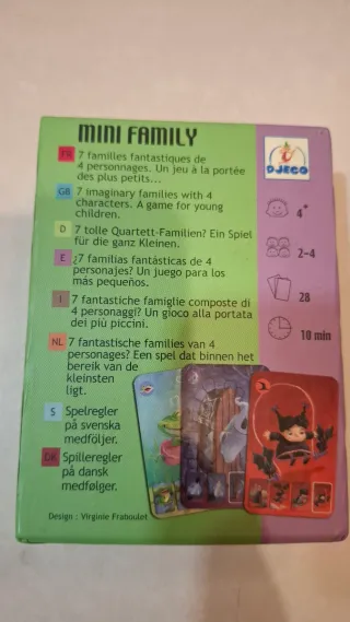 Juego de mesa Mini Family Djeco
