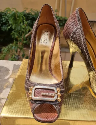 Scarpe Guess in vera pelle