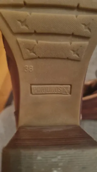 Botines de piel marrones talla 38