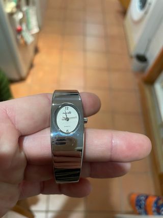 Reloj Action Plata y Blanco