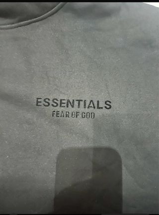 Sudadera Essentials Negra Talla M