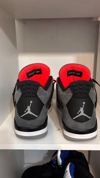 Jordan 4 Retro Dark Grey Infrared 23 Black